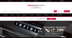 Desktop Screenshot of nissaninfinitiparts.com